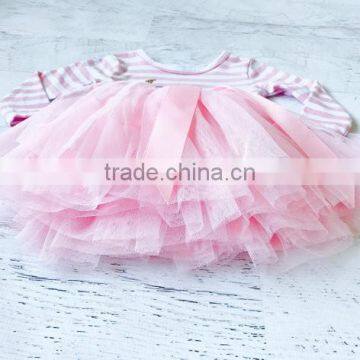 2017 Newborn Baby Clothes Girl Party Children Frocks Designs Tutu Dress Hsd2043 photo-5