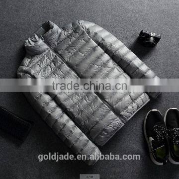 Men Winter Ultra Light Thin Down Feather Jacket