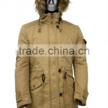 Alike men winter casual fashion parka jacket