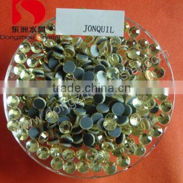 Jonquil Color Crystal DMC Hotfix Rhinestones for Garment Accessories