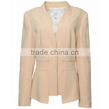 High Quality Best Price Latest Women Fashion Unique Design Custom Long Sleeve Formal Wear Jacket photo-2