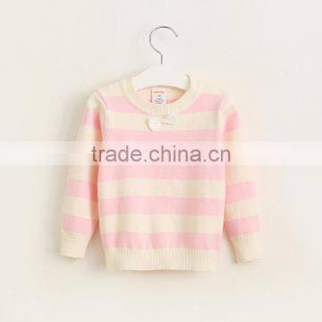 3 Colors Avaliable Baby Girls Striped Sweater Pullover for Spring and Fall New photo-2