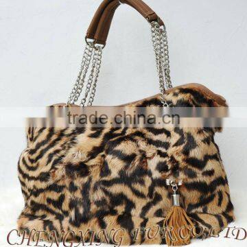 CX-H-07 Genuine Rabbit Fur Fashion 2017 Ladies Handbags