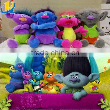 new design custom magical trolls plush doll trolls toys