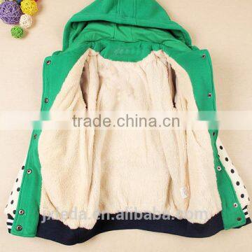 Girls Fashion Design Printed Thicken Zipper Sweatshirts photo-4