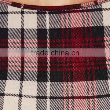 Wholesale Bodycon Slim Pencil Party Dress Design Your Own Fashion Checked Dress photo-4