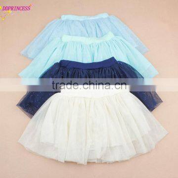 Wholesale Child Pleated Chiffon Short Skirts Child Regular Studded Short Skirts