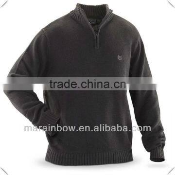 2014 New Arrival Men's Stylish 1/4 - zip Knitted pullover Sweater for golf sports