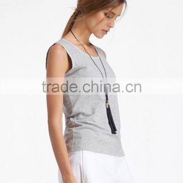 Wholesale 100% Cotton Tank Tops Manufacturer photo-3