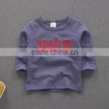 Children Long Sleeve t Shirt and Blank Printing Boys t Shirt Tee photo-6