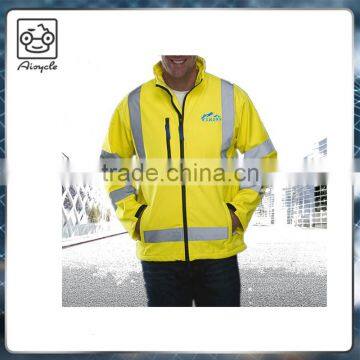 men's signal Hi-Vis reflective Safety waterproof jacket removable linning