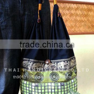 New Thai Silk Embroidered Handbag Tote Bag