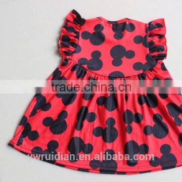 Babies Clothings and Toys Shirt Toddler Girl Pearl Shirts Mouse Print Tunic Shirts photo-2