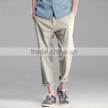 Fashionable and Comfortable Linen/Flax and Cotton Pants for Men P-18
