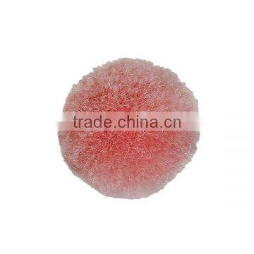 DIY Craft Decoration Orange Round 20mm Cashmere Pom Pom Ball