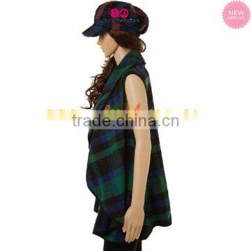 FACTORY Dazzle Tweed Open-front Waistcoat photo-2