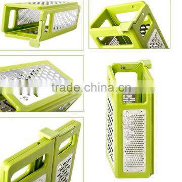 Kitchen Gadgets Vegetable Fruit Slicers Cutter Fold Flat Grater Plus Folding Box Grater Shredded Slicer Cooking Tools KC1394 photo-6