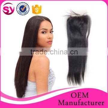 top grade virgin brazilian hair closure, free parting lace closure, virgin hair bundles with lace closure