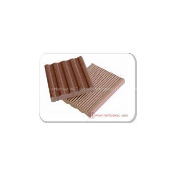 nanhua   fireproof recyclable wpc solid wood skirting board PE material55X11