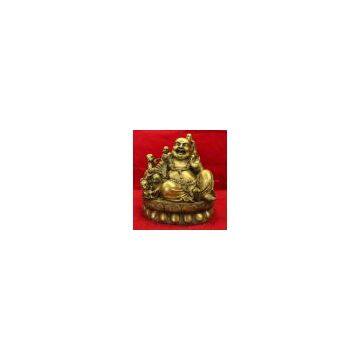 laughing buddha with 5 child
