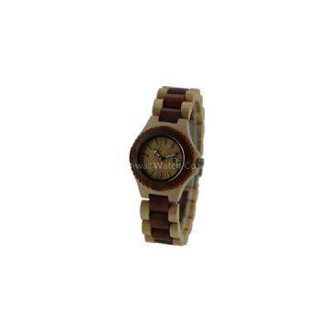Red Sandalwood And Maple Wood Custom Watch