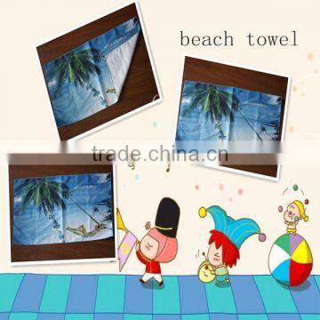 Printed Microfiber Beach Towel