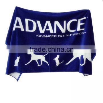 RoyalBlue custom cotton reactive sublimation print beach towel