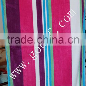 100% cotton yarn dyed striped beach towel sun chair towles