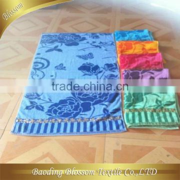 gaoyang wholesale plain jacquard recuperated yarn stock lot 70*140cm