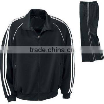 sports track suits / soccer training tracksuit / 100% polyester sport tracksuit