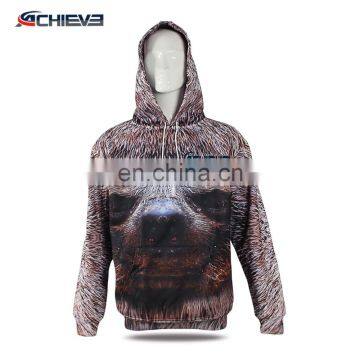 Custom fashion vivid graphic sublimation all over print crewneck sweatshirt