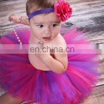 Fancy baby ruffle lace tutu dress clothes set