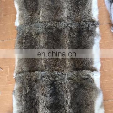 Rabbit Fur Plates For Garment Natural rabbit fur plate for collar Fur Plates for shoes natural color