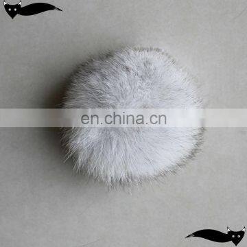 Wholesale natural 13cm fox fur ball