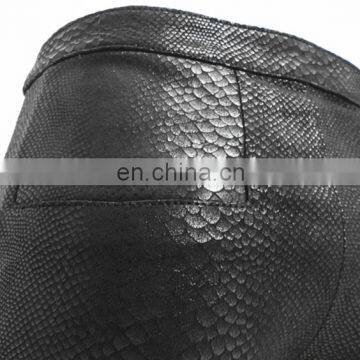 Sexy Picture Leather Leggings Women Stretch Pants Leather Leggings photo-3