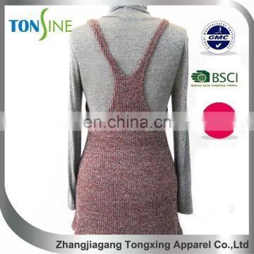 Woman's Winter Vest Dress With Side of the Lotus Leaf photo-2