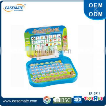 Baby Funny Flower Laptop Toy Learning Game, Chinese-English Learning Laptop,kids learning toy