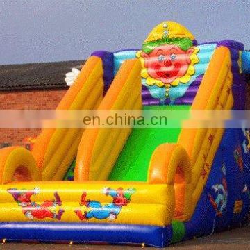 2017 New Clown Inflatable Water Slide For Kids And Adult