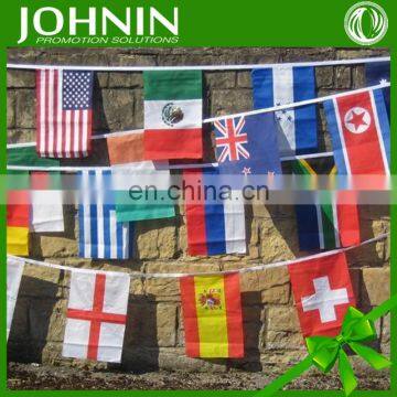 wholesale promotional all national fly bunting festival hanging flag