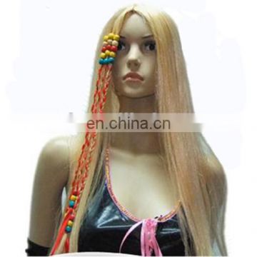 MCW-0400 Party Masquerade synthetic long women Hot straight blond dreadlocks wig