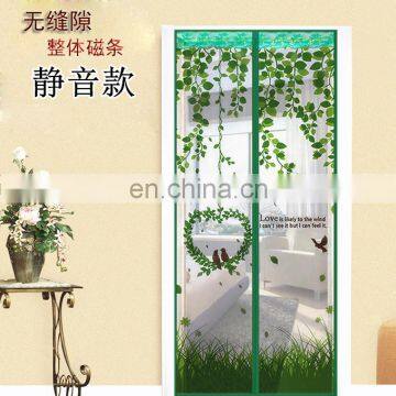 Anti mosquito curtain door high quality magnetic screen door