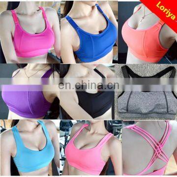 New Style Cheap Yoga Wear Sexy Women Sports Bra