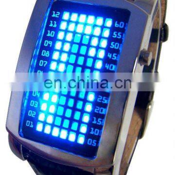 LED Binary Watch electronic binary watches 72 led watch