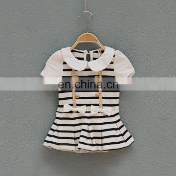 Korean Style Girl Dress Children's Boutique Clothing Wholesale One Piece Baby Clothes Dress Fashion Baby Clothes Sets