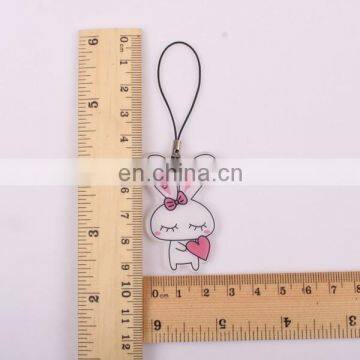 Cheaper promotion flashing mobile phone straps custom