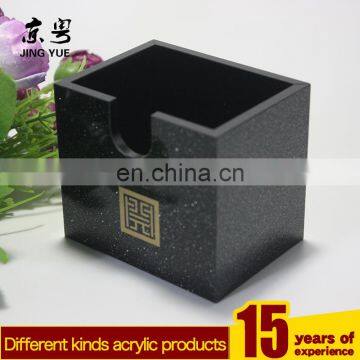 Customized durable acrylic napkin holder acrylic paper towel dispenser