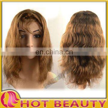 Ample supply and prompt delivery honey blonde human hair full lace wig