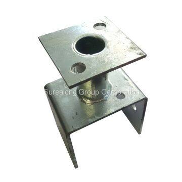 Hot dipped steel building material hardware timber connector heavy duty post support