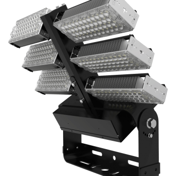 Adjustable Transformer LED High Mast Light 600W 720W IP65 LED Sport Light TUV CE RoHS Certification
