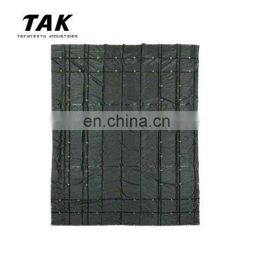 Waterproof 18oz Vinyl Tarpaulin Drop Black Flatbed Heavy Duty Lumber Tarps